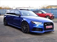 Audi RS6 4.0T FSI Quattro Performance AKRAPOVIC MASSIVE SPEC 67 REG LOW MILEAGE OVER 10K EXTRAS Estate Petrol Sepang Blue Pearl Effect