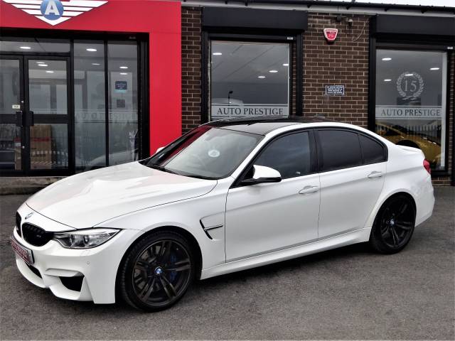 2015 BMW M3 3.0 M3 4dr DCT HUGH SPEC 1 OWNER FROM NEW MINERAL WHITE