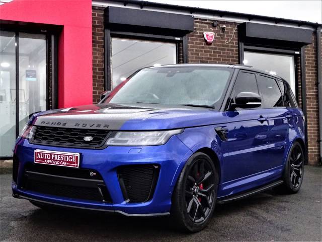 Land Rover Range Rover Sport 5.0 V8 S/C 575 SVR 5dr Auto HUGH SPECIFICATION Estate Petrol Blue