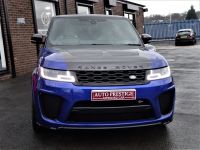 Land Rover Range Rover Sport 5.0 V8 S/C 575 SVR 5dr Auto HUGH SPECIFICATION Estate Petrol Blue