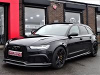 Audi RS6 4.0T FSI Quattro 5dr Tip Auto LOW MILEAGE 2 OWNERS PAN ROOF STEALTH PACK Estate Petrol Black